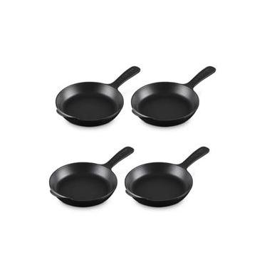 Imagem de Frigideira Skillet Gourmand Kit 4 Peças 16 cm Preto Matte Black Le Creuset