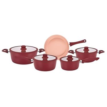 Imagem de Conjunto Siena 5 Panelas Antiaderente Revestimento Cerâmico