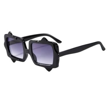 Imagem de Óculos de Sol Candy Color Masculino Feminino Moda UV400 Feminino Degradê (Marrom-Marrom)