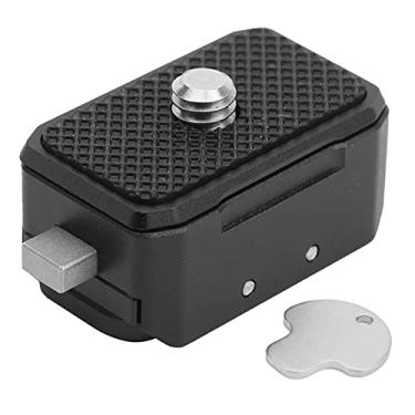 Imagem de Base adaptadora de alumínio de liberação rápida com placa de montagem magnética para câmera de ação