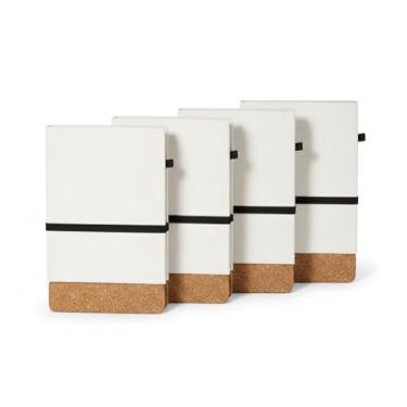 Imagem de Caderno Ecológico de Bolso com Capa Dura, Cortiça e Elástico Preto, 80 Folhas, 14,7x9x1,5cm, Suporte para Caneta (5)