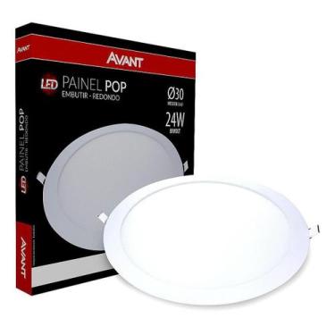 Imagem de Led Luminaria Pop Embutir Redonda 22 3000K Am - Avant, Bivolt