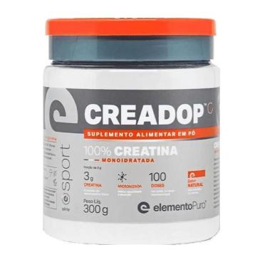Imagem de CREADOP 100% CREATINA MONOIDRATADA 300G - ELEMENTO PURO-Unissex