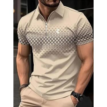 Imagem de Polo De Negócios Masculino De Manga Curta Casual Para O Verão Moda De 