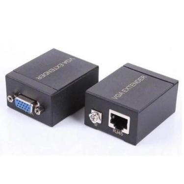 Imagem de Par De Extensor Vga Via Cabo De Rede Com Áudio Até 60 Metros