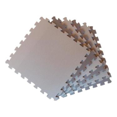 Imagem de Kit 8 Tatame Tapete EVA Tons de Cinza 50x50x1cm 10mm