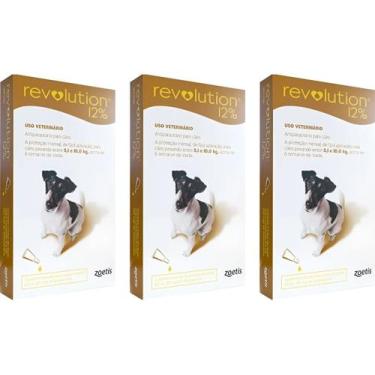 Imagem de Antipulgas Revolution Cães 5,1kg A 10kg - 3 Pipetas - 3 Un - Zoetis