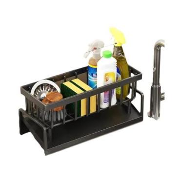 Imagem de Organizador De Pia De Cozinha Montado Na Parede Para Esponjas, Suporte
