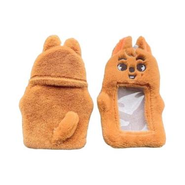 Imagem de Mochila De Pelúcia Kpop SKZOO Com Cordão Para Cabelo, Luminária, Supor