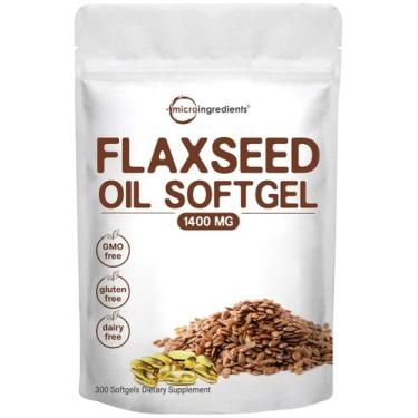 Imagem de Suplemento de Óleo de Linhaça - 1400mg - 300 Cápsulas