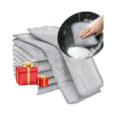 Imagem de Pano De Limpeza Mágico Dupla Face Reforçado Para Cozinha, Louça E Pane