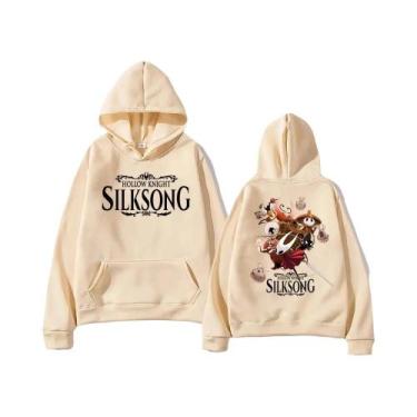 Imagem de Moletom Unissex Hollow Knight Silksong De Manga Longa Com Capuz, Casua