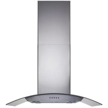 Imagem de Coifa e Depurador de Ilha 90cm Cadence Gourmet Vidro Curvo Inox 220V - CFA502