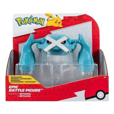 Imagem de Pokémon Boneco 23 cm Articulado Metagross Batalha Épica – Sunny