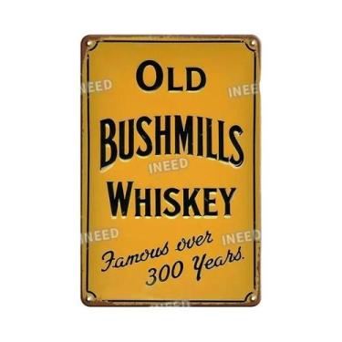 Imagem de Placa Decorativa De Metal Retrô Vintage JIM BEAM Para Bar, Pub, Clube,