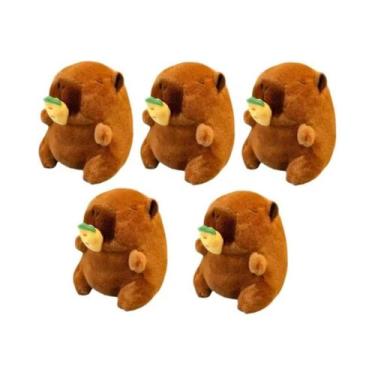 Imagem de Chaveiro De Pelúcia Fofo De Capivara De 12cm, Desenho Animado, Bichinh