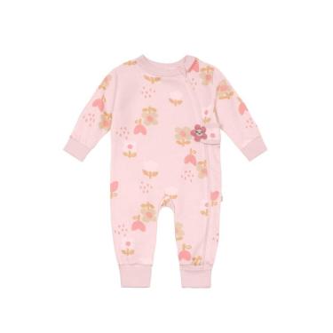 Imagem de Macacão bebê menina em moletom Brandili Baby