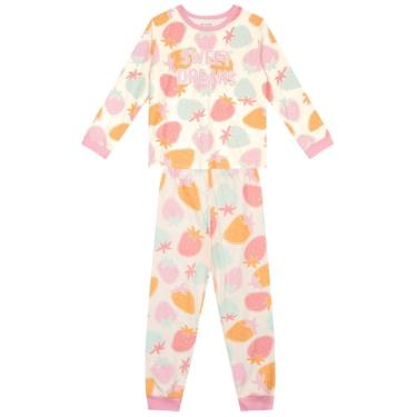 Imagem de Pijama infantil menina frutinhas brilha no escuro Brandili