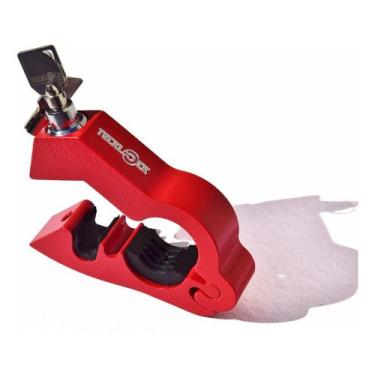 Imagem de Trava Para Moto De Manete E Manopla Tecklock - Alfashop, Vermelha