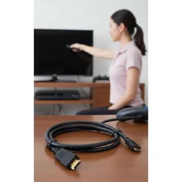 Imagem de Cabo HDMI 2.0 4K 3D 2m Dourado Blindado Ultra HD - Congratulations Sto