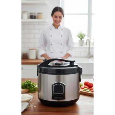 Imagem de Panela Elétrica Arroz Culinária Completa 10 Xícaras Visor Vi - Congrat