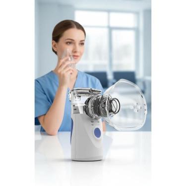 Imagem de Nebulizador Ultrassônico Portátil Silencioso  Pilha AA - Congratulatio