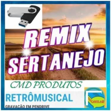 Imagem de Pen drive Gravado 8gb = Playlist Remix Sertanejo (mp3) - Cmd 08