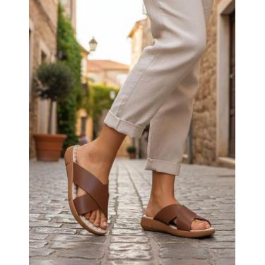 Imagem de Tamanco Feminino Chinelo Massageador Papete Plataforma Confort - Deida