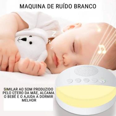 Imagem de Máquina de ruído branco para crianças, USB Recarregável luz noturna,Sl