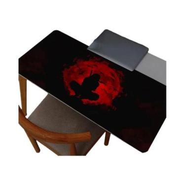 Imagem de Mousepad Gamer XXL Naruto Itachi Uchiha 900x400 Grande Para Mesa Acess