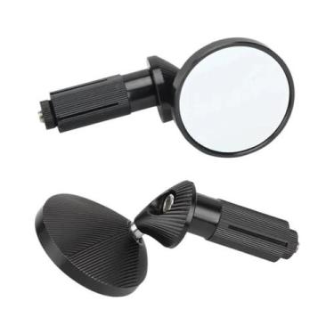 Imagem de Espelho Retrovisor Ajustável De Ampla Visão Para Guidão De Motocicleta