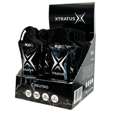Imagem de Hidrogel 40g Carbo (Caixa c/12 sachês de 75g) Xtratus -, Zero Cafeína 