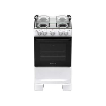 Imagem de Fogão a Gás Atlas Monaco Plus Bivolt 4 Bocas Branco 48 Litros Inox, Br