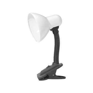 Imagem de Luminária Taschibra TLM 05 com Garra Bivolt E27 Branco
