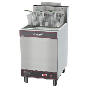 Imagem de Fritadeira Industrial a Gás 3 Cestos Metalcubas 45 Litros FOG3C