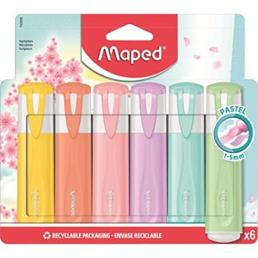Imagem de Marcador de Texto, Maped, 6 Cores Pastel