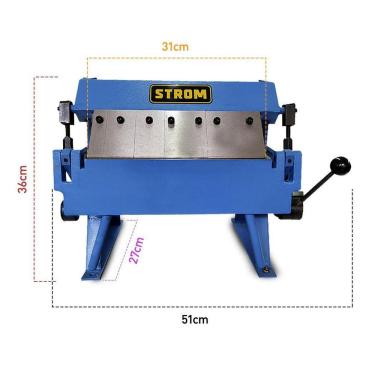 Imagem de Dobradeira De Chapa 305 Mm - W1.0X305A - Strom