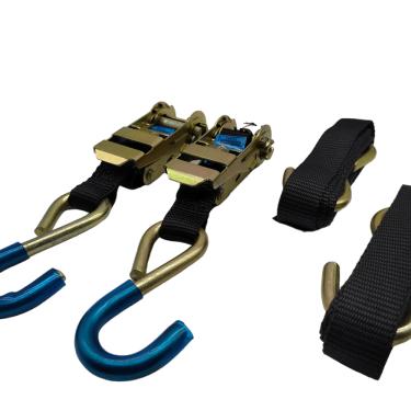 Imagem de Conjunto Esticador P/ Amarracao De Motos Kit Cm 25 Cinta E Catraca 1,6m