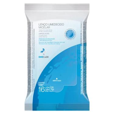 Imagem de Lenço Umedecido Micelar One Care, One Care, Branco, Pequeno