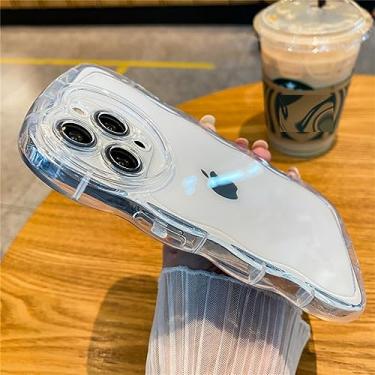 Imagem de Para iPhone 14 Pro Max Proteção de câmera redonda Candy Clear Phone Case Para iPhone 14 13 11 12 Pro Max Color Capa protetora à prova de choque, S2, Para iPhone 14 Plus