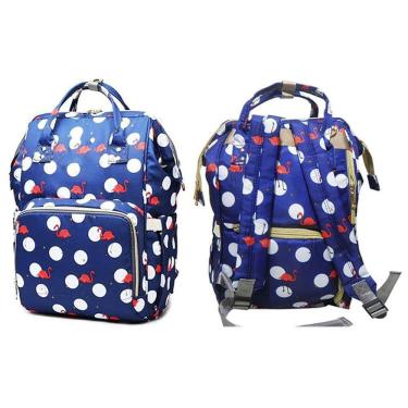 Imagem de Mochila Maternindade Bolsa Bebe Criança Fralda Mamadeira Bolso Multifuncinal Resistente Duravel