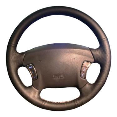 Imagem de Capa de volante, para Hyundai Azera 2005-2010, personalize couro costurado à mão DIY