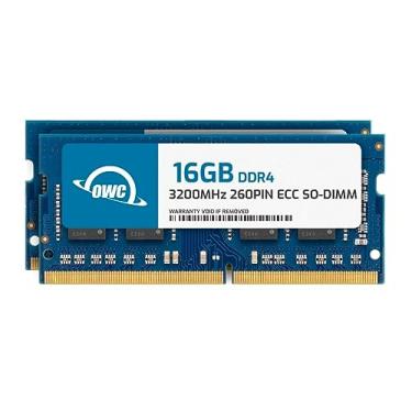 Imagem de OWC 32GB (2x16GB) DDR4 3200MHz PC4-25600 CL22 1RX8 ECC Unbuffered SODIMM 1.2V 260-pin