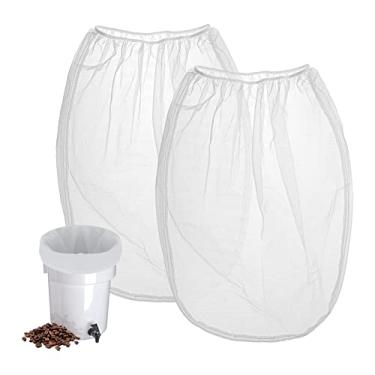 Imagem de GRONGU Saco de filtro de café Cold Brew compatível com Toddy Cold Brew System Saco de filtro para cervejeiras comerciais de 5 galões, lavável e reutilizável - pacote com 2