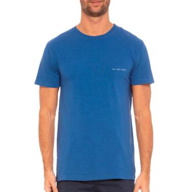 Imagem de Camiseta Von der Volke Masculina Origineel Basis Logo Azul Royal-Masculino