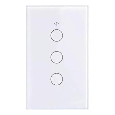 Imagem de INTERRUPTOR WIFI INTELIGENTE 03 TECLAS - SEM NECESSIDADE DE NEUTRO.