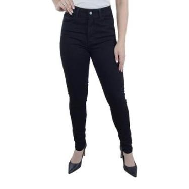 Imagem de Calça Feminina Kacolaco Jeans Jegging Preta - K24085-Feminino