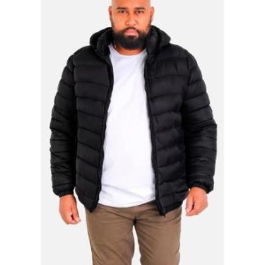 Imagem de Jaqueta Becker Bobojaco Puffer Nylon Plus Size Impermeável Capuz Removível Masculina-Masculino