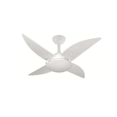 Imagem de Ventilador de Teto Ventax Uno 4 Pás Branco Luxo Moderno 127V