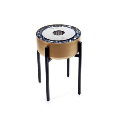 Imagem de Lareira Ecológica Modelo Tocha Dourada Grande - K3 Imports